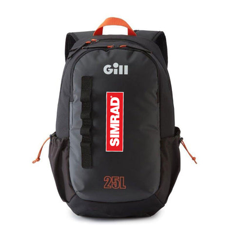 Gill 25L Black Transit Backpack - Simrad