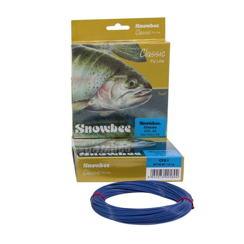 Snowbee Classic Intermediate Line Mid Blue CF8I (735-CF8I) (D)