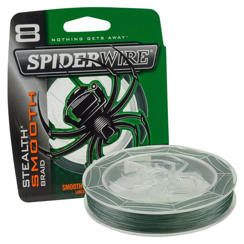 Spiderwire Smooth 8 Braid Moss Green Fishing Line-0.14 mm-300 m