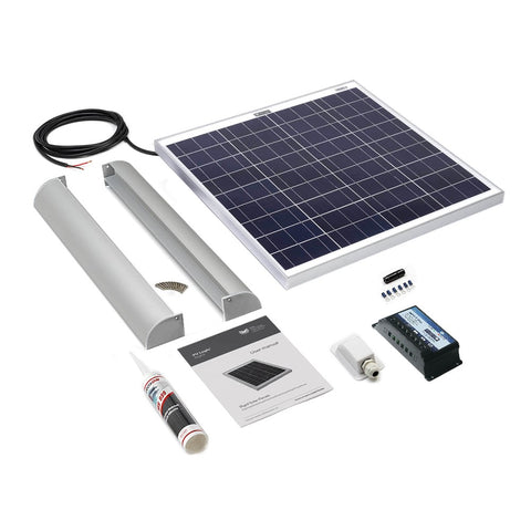 Solar Technology 60W Rigid Solar Panel Aero Mounts & 15A MPPT