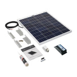 Solar Technology 80W Rigid Solar Panel L Brackets & 15A MPPT