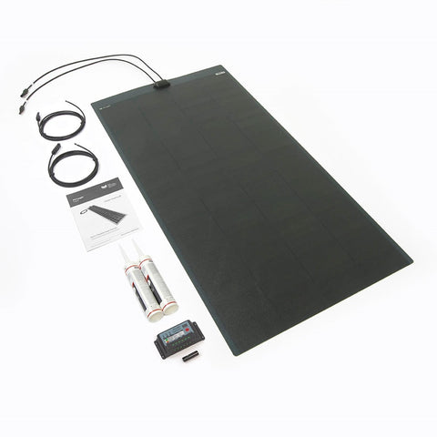 Solar Technology 200W MHD Flexi Top Exit Solar Panel Glue & 20A PWM