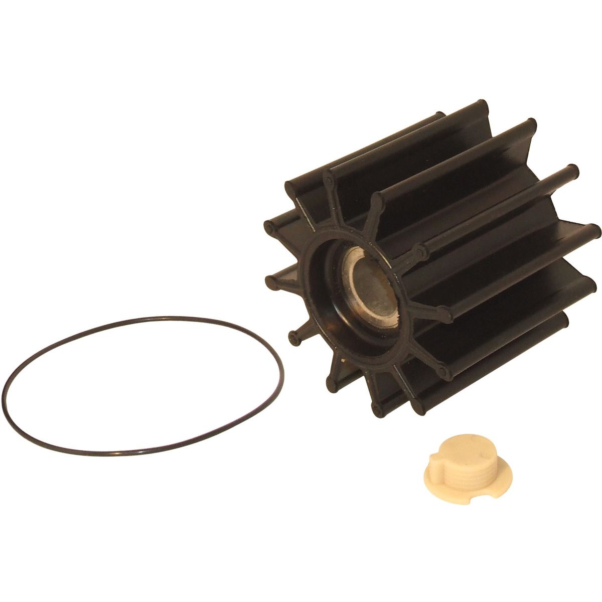 Sherwood 17000K Neoprene Impeller Kit 12 Vane (Threaded / Through Key) SW17000K
