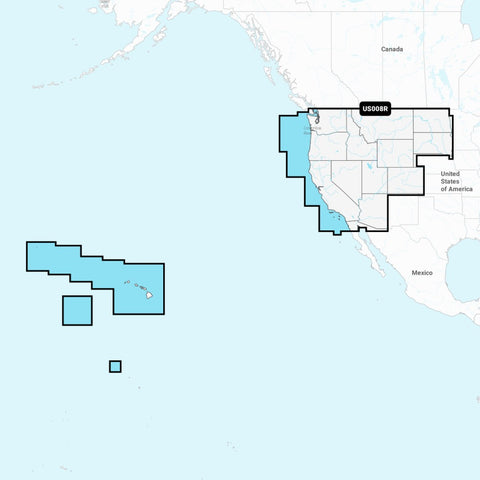 Garmin Navionics+ Chart: US008R - U.S. West