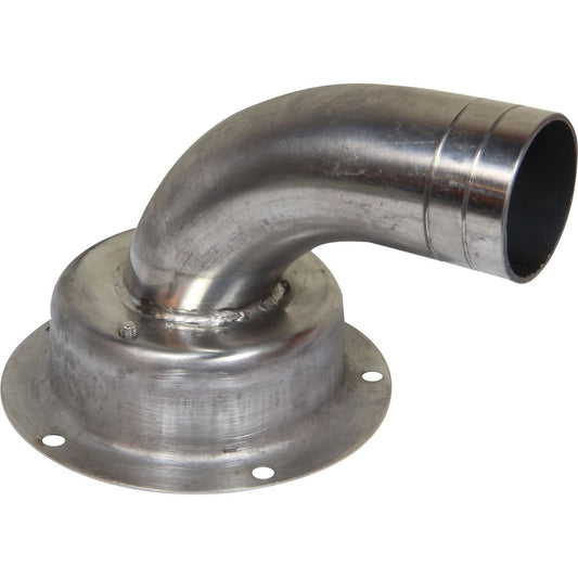 Vetus Stainless Steel Breather Nipple (Angled / 38mm Hose) V-AB38B