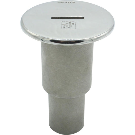 Vetus Stainless Steel Waste Water Deck Plate (38mm ID Hose)