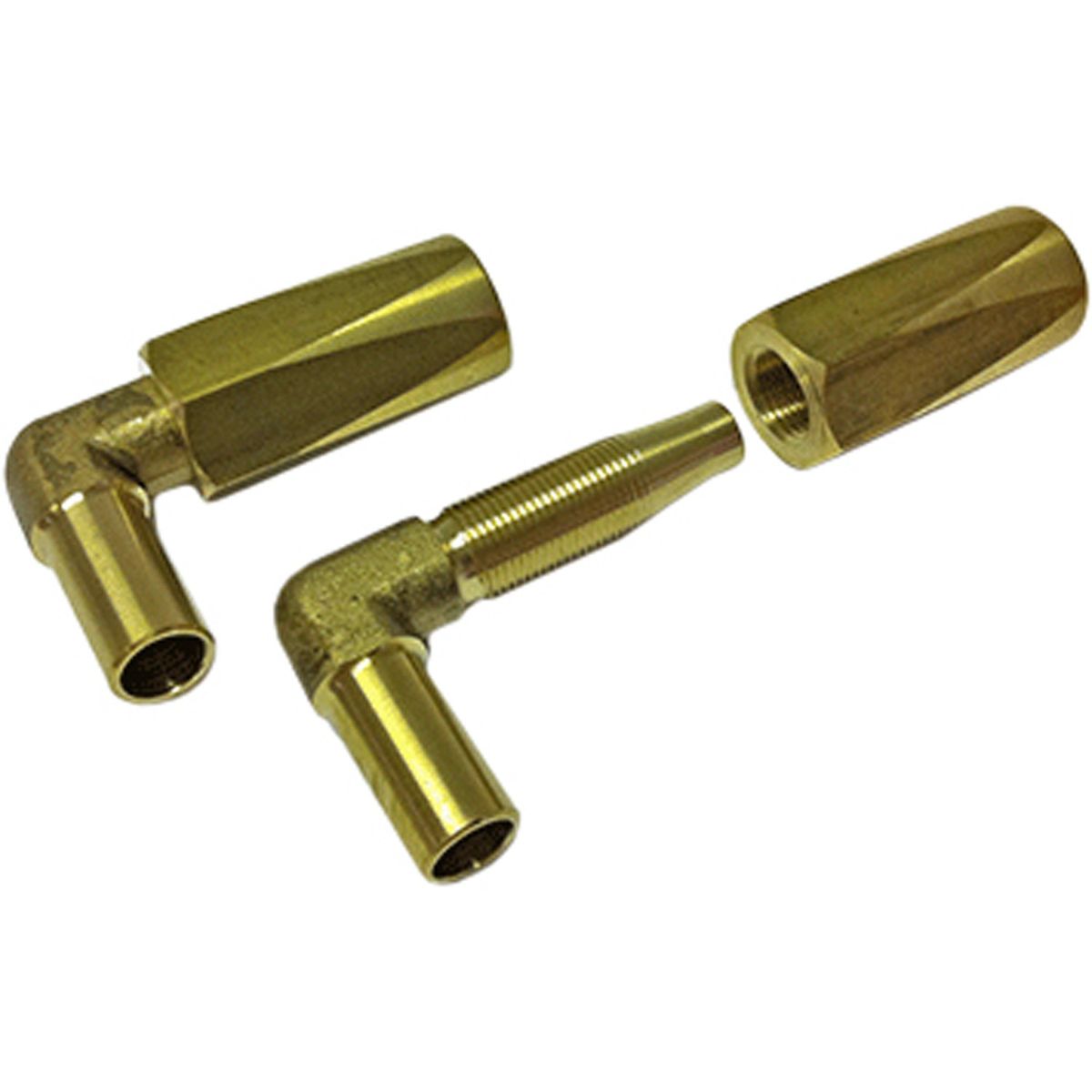 Vetus 90 Degree Brass Hose Connectors for HHOSE8 (2 Pack) V-HS1037MS
