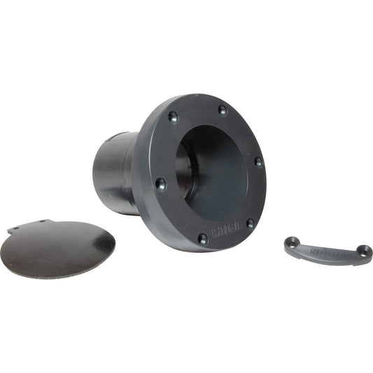 Vetus TRC60PV Plastic Transom Exhaust Outlet With Check Valve (60mm)