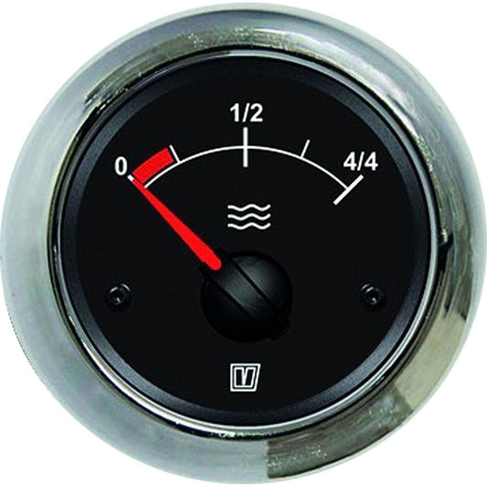 Vetus WATERB Water Level Gauge (52mm Cut Out / Black) V-WATERB