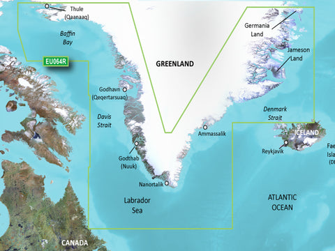 Garmin BlueChart G3 Vision Regular Area - VEU064R Greenland