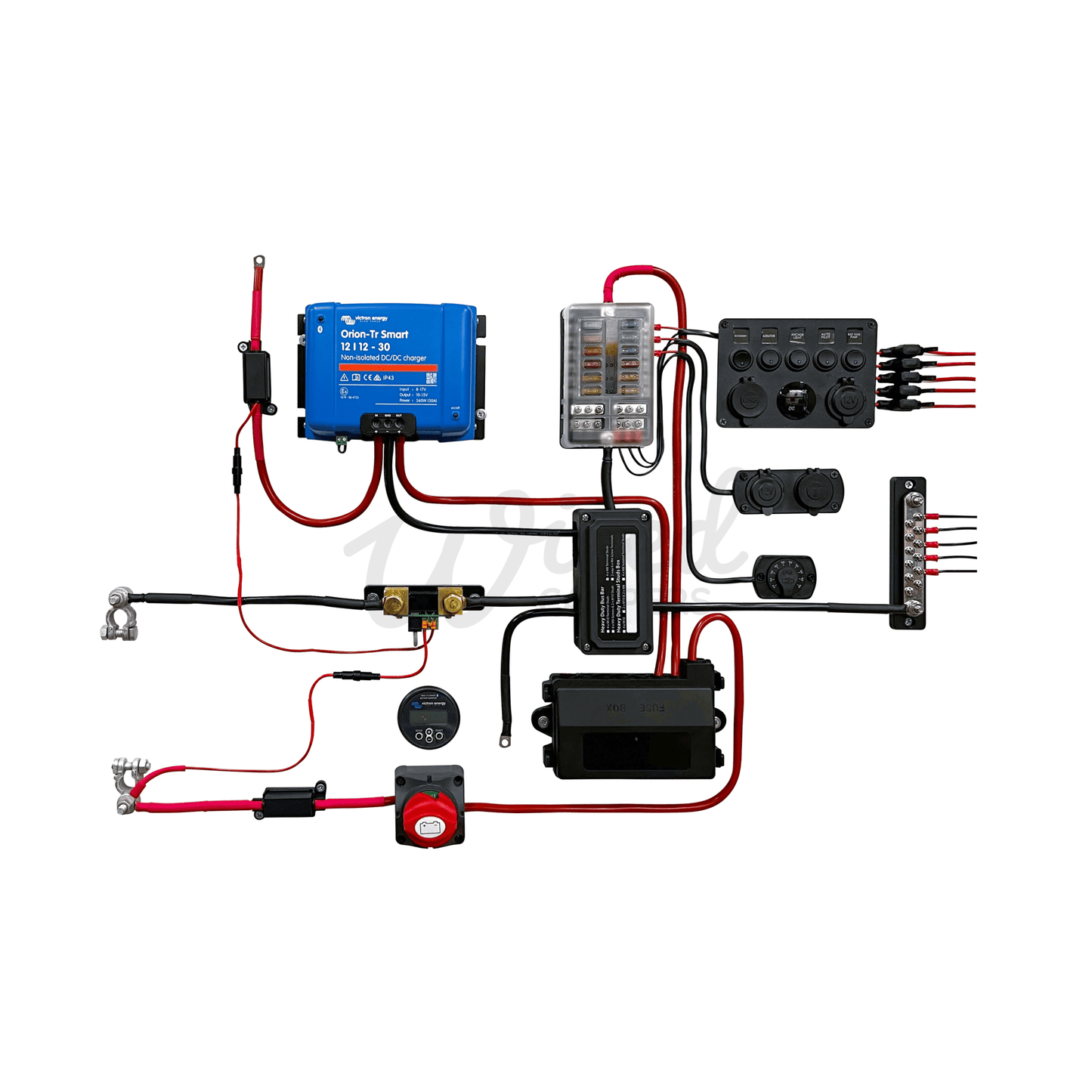 Victron Energy 30A DC/DC High Current 12V Off Grid Camper Van Kit