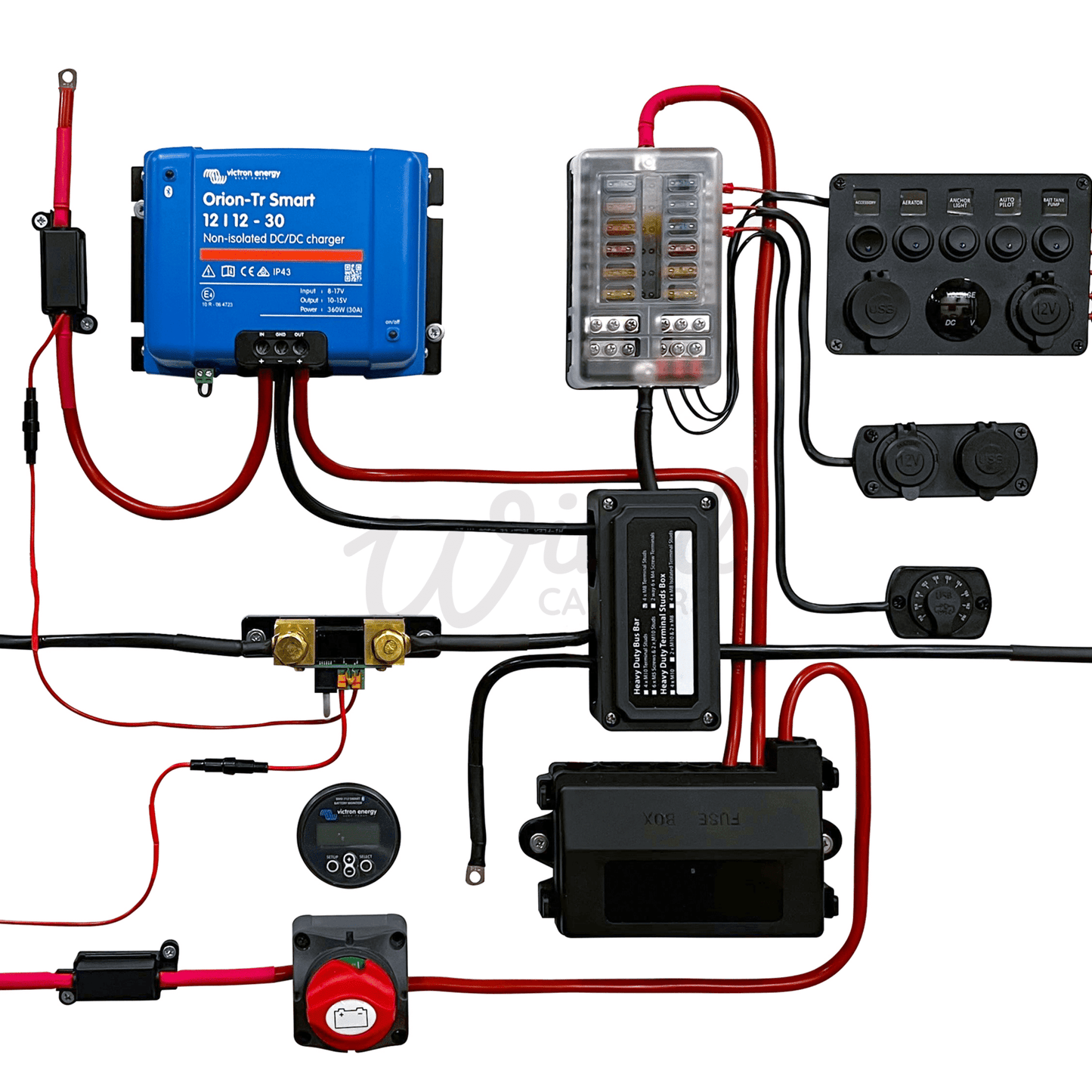 Victron Energy 30A DC/DC High Current 12V Off Grid Camper Van Kit