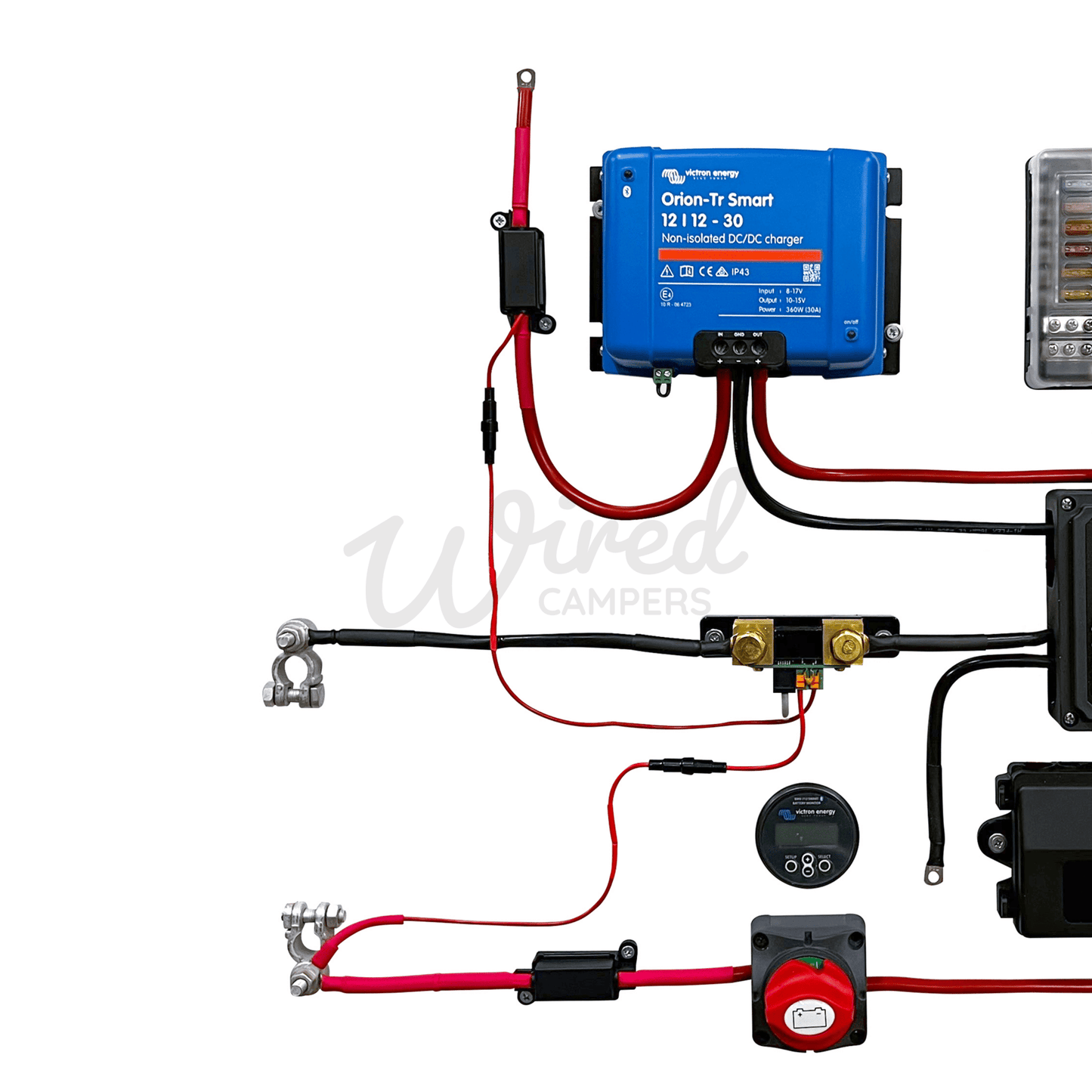 Victron Energy 30A DC/DC High Current 12V Off Grid Camper Van Kit