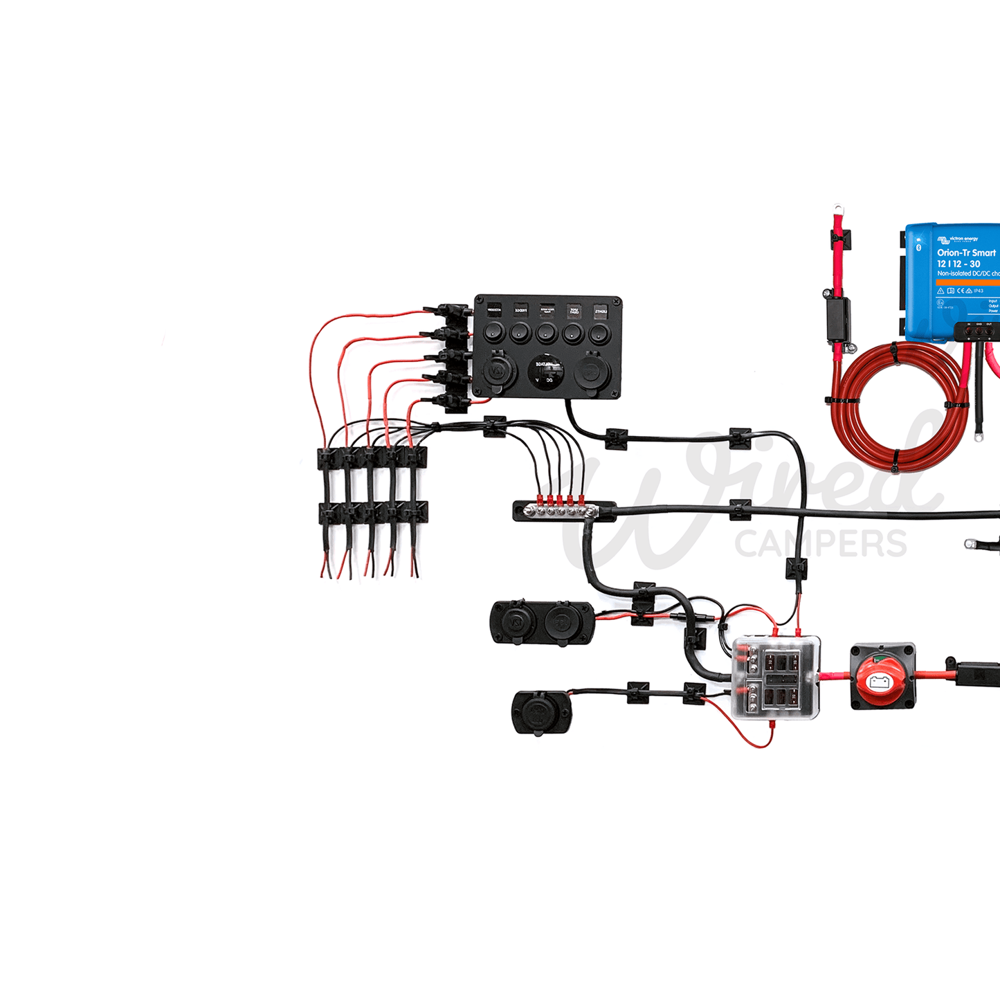 Victron Energy 30A Orion DC-DC & 240V Mains Hook Up Complete Camper Van Kit