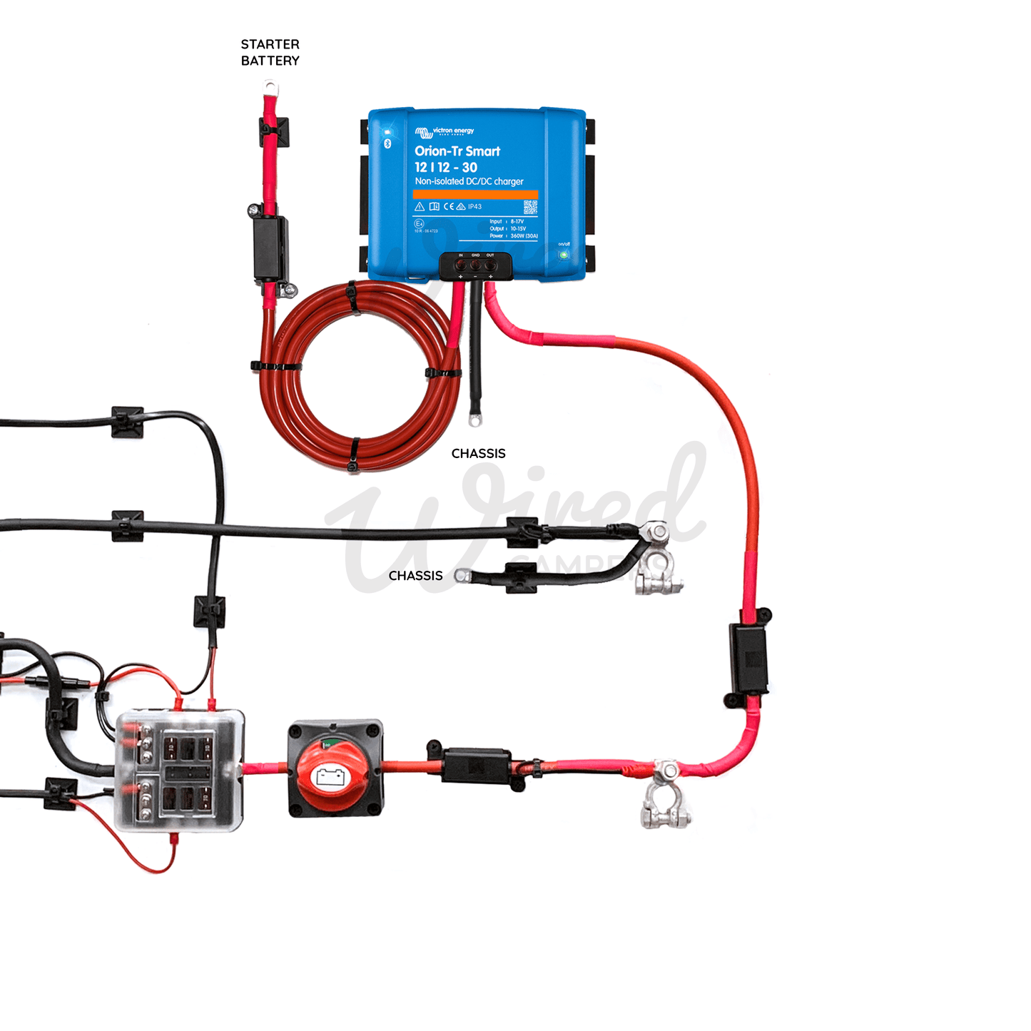 Victron Energy 30A Orion DC/DC & 12V Accessory Camper Van Kit