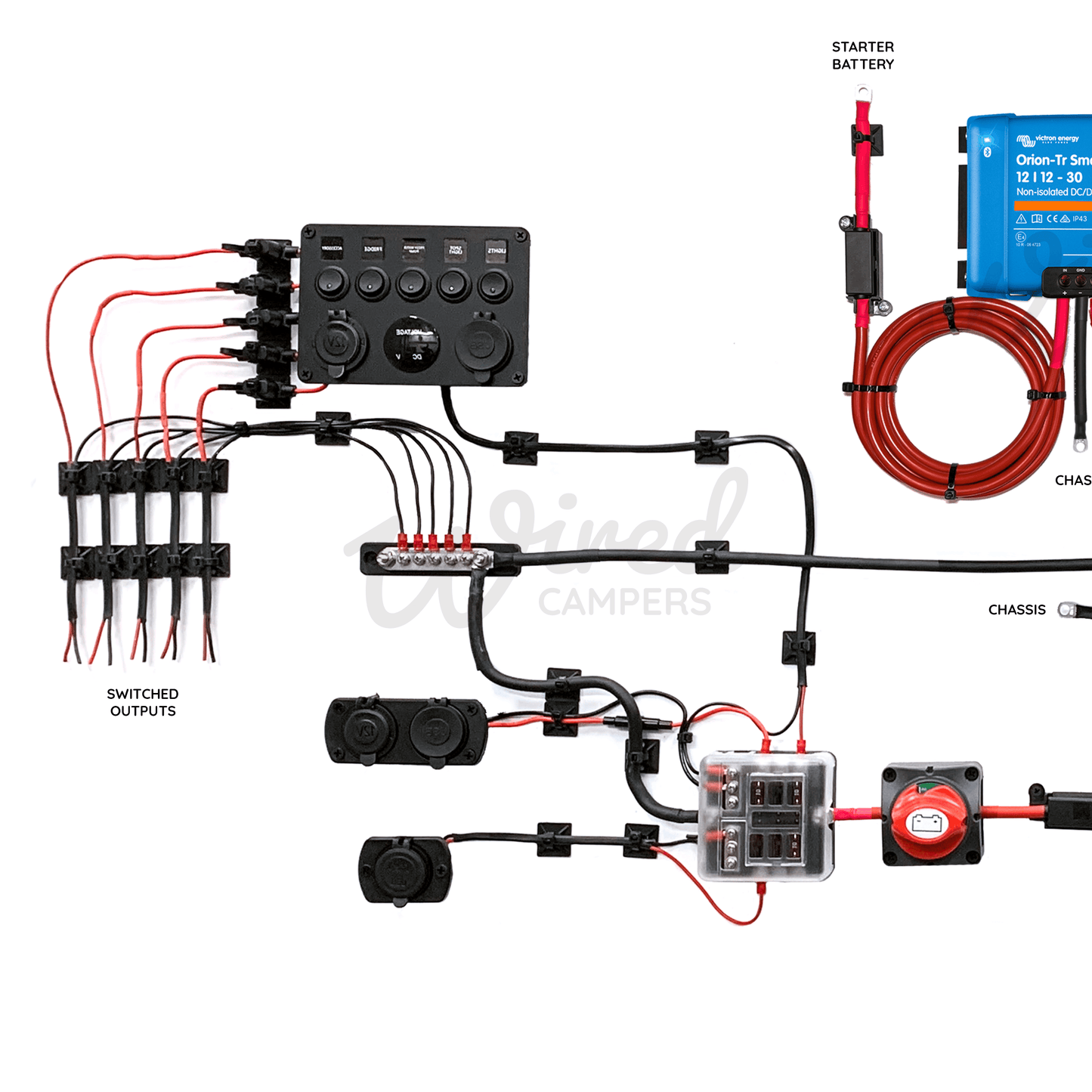 Victron Energy 30A Orion DC/DC & 12V Accessory Camper Van Kit