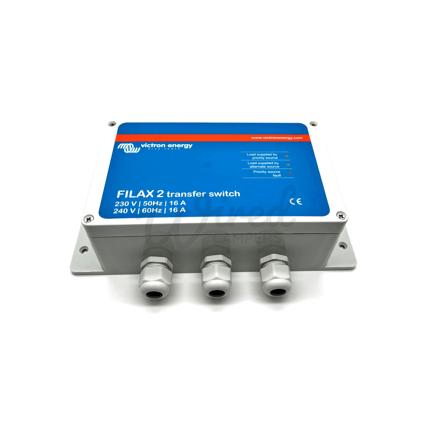 Victron Energy Filax 2 16A 230V/50Hz Automatic Mains Transfer Switch - SDFI0000000