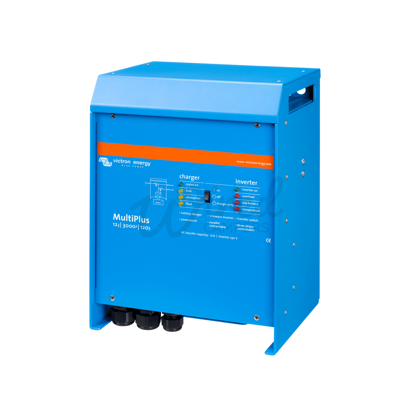Victron Energy MultiPlus 12/3000/120-16 3000VA 230V Inverter Charger - PMP122300001