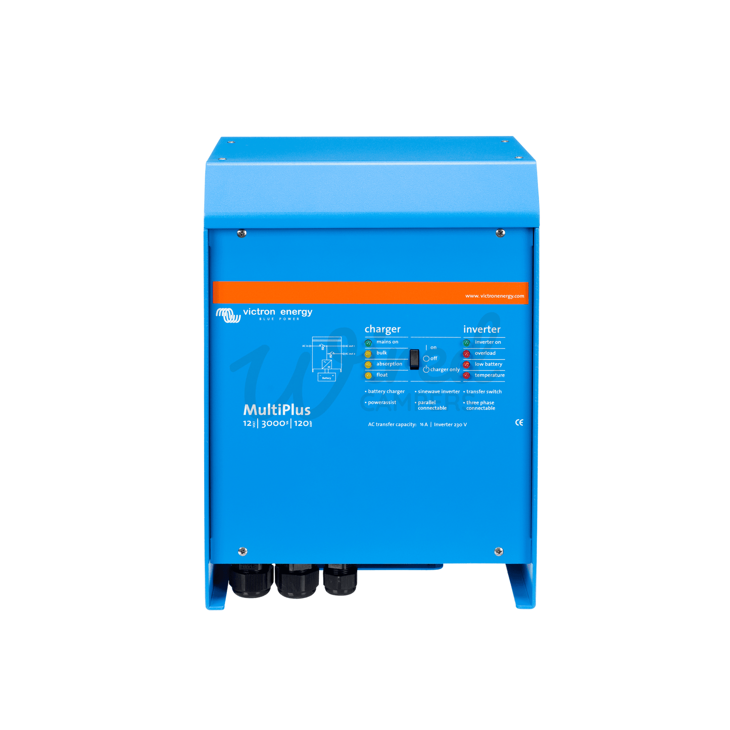 Victron Energy MultiPlus 12/3000/120-16 3000VA 230V Inverter Charger - PMP122300001