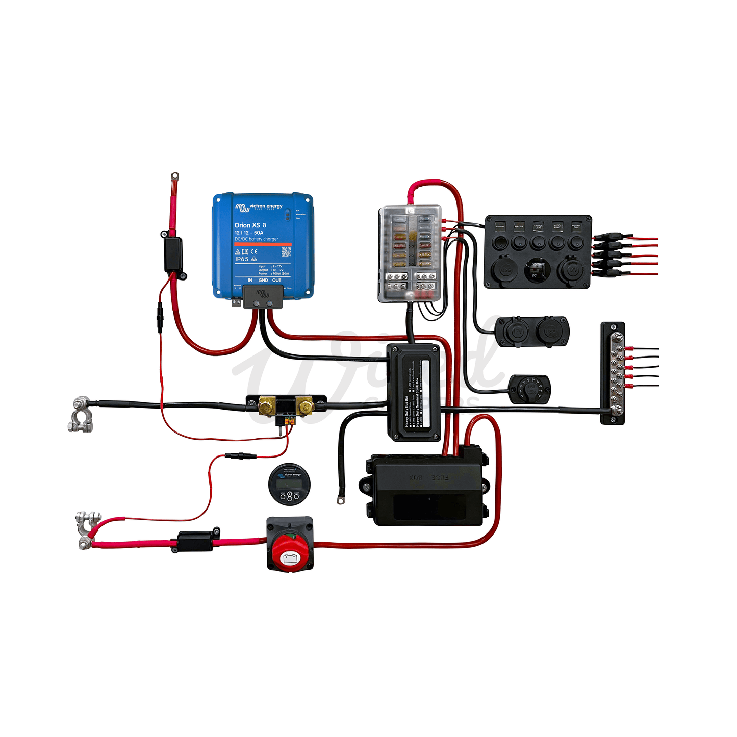 Victron Energy Orion XS 50A DC/DC High Current 12V Off Grid Camper Van Kit