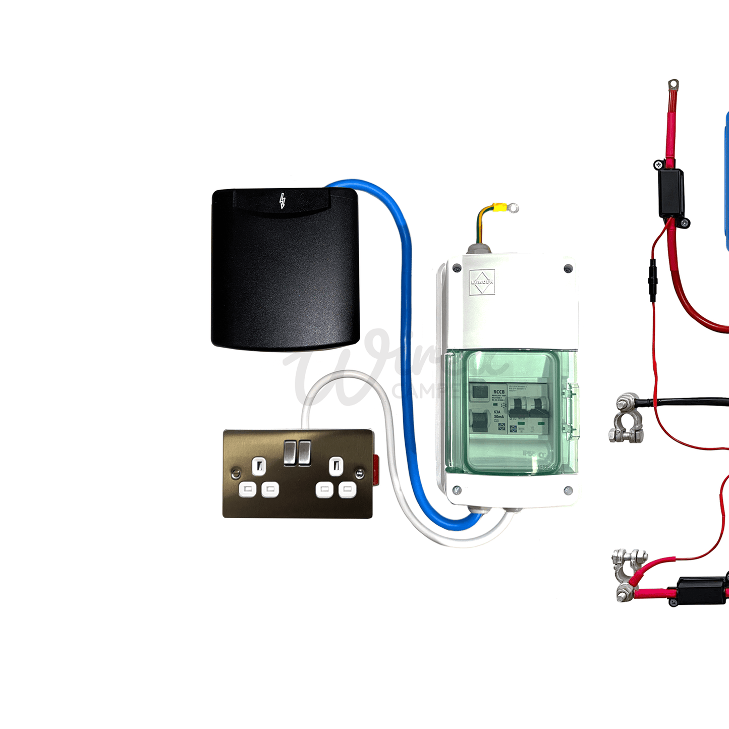 Victron Energy Orion XS 50A DC/DC & Pre-Wired 240V Mains Camper Van Kit