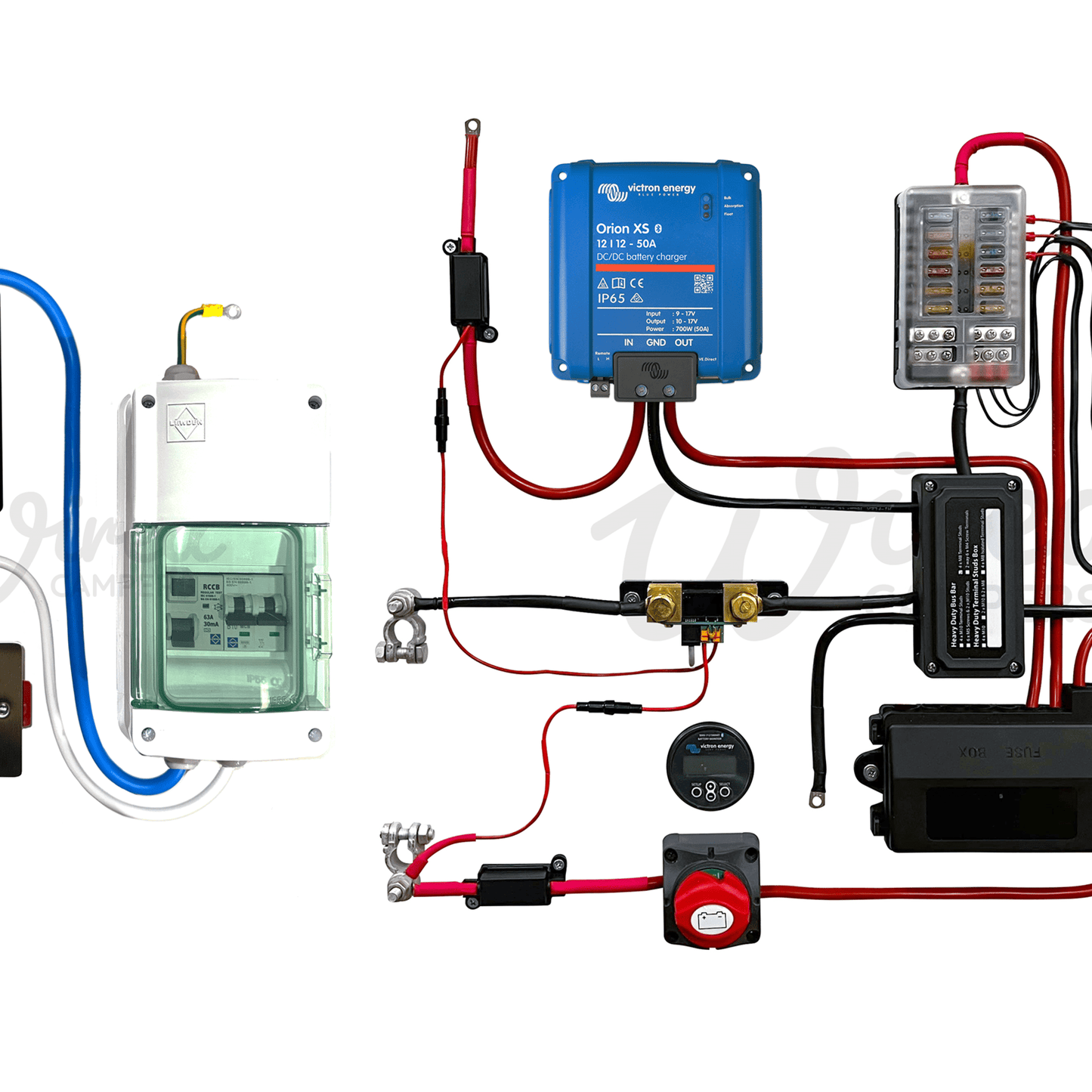Victron Energy Orion XS 50A DC/DC & Pre-Wired 240V Mains Camper Van Kit