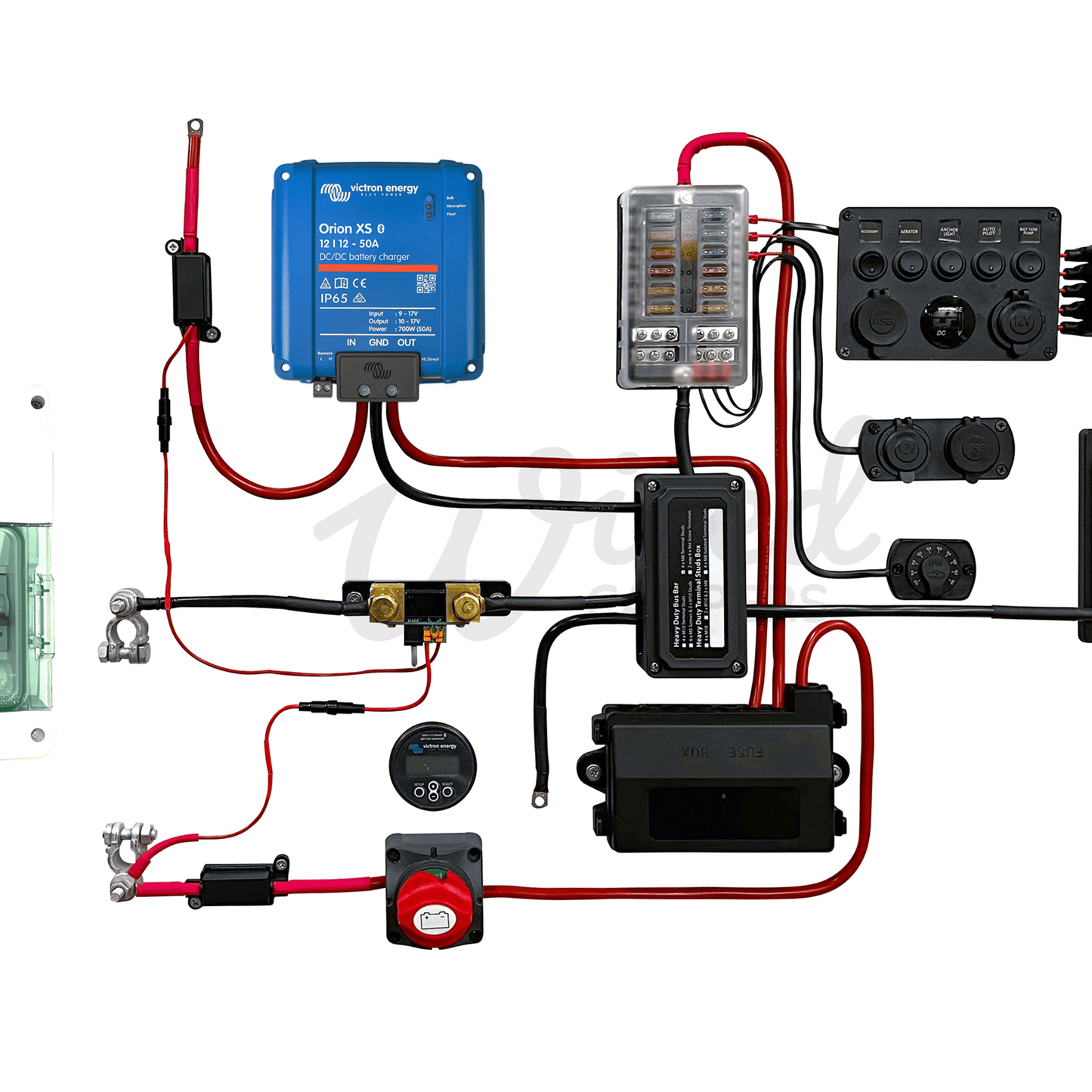 Victron Energy Orion XS 50A DC/DC & Pre-Wired 240V Mains Camper Van Kit