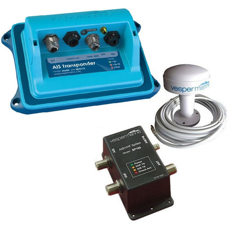 Vesper WatchMate XB-6000 Class B AIS Transponder & SP160 Splitter