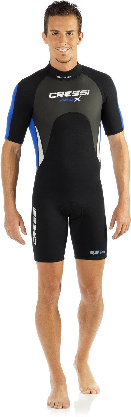 Cressi Med X Shorty Man Wetsuit (2.5mm) - waterworldsports.co.uk