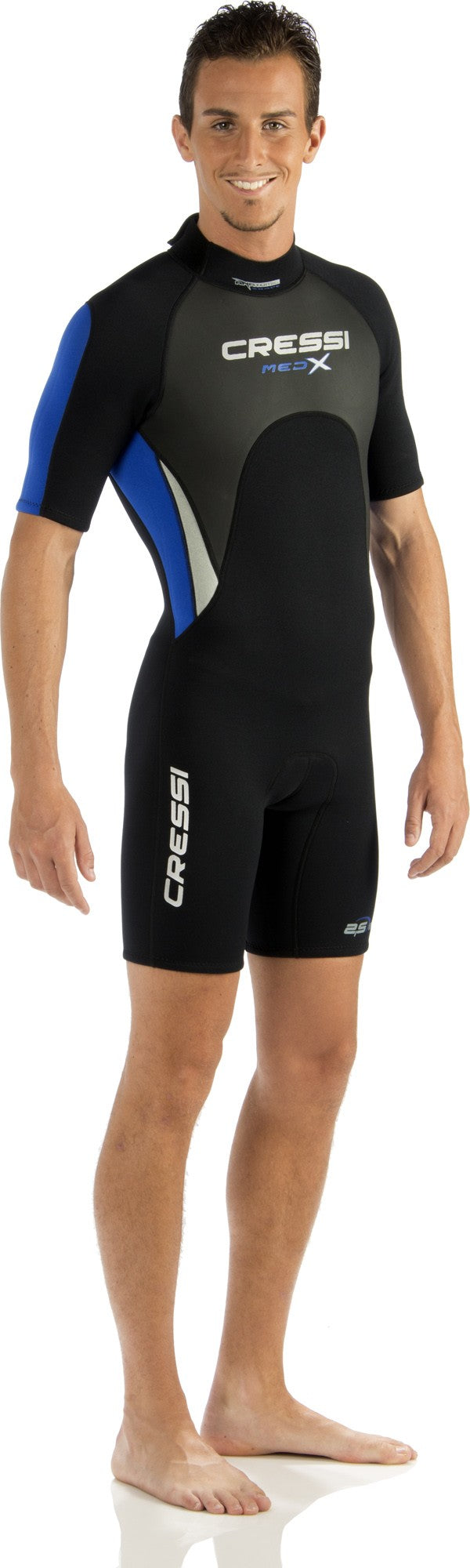 Cressi Med X Shorty Man Wetsuit (2.5mm) - waterworldsports.co.uk