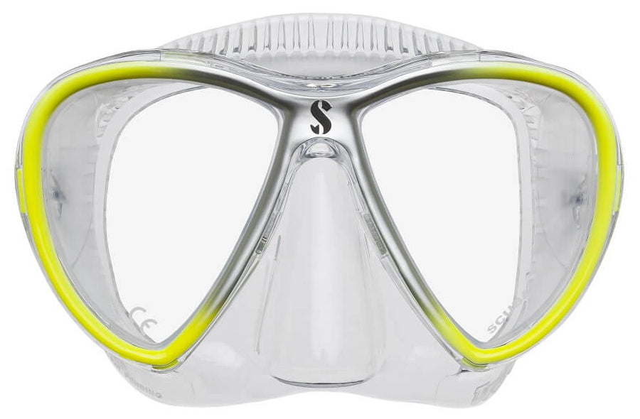 Scubapro SYNERGY TWIN DIVE MASK with COMFORT STRAP - waterworldsports.co.uk