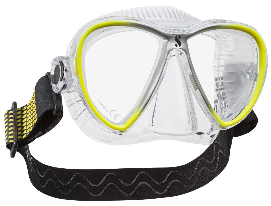 Scubapro SYNERGY TWIN DIVE MASK with COMFORT STRAP - waterworldsports.co.uk