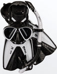 Mares X-One Marea Dive Mask Snorkel and Fins Set - waterworldsports.co.uk