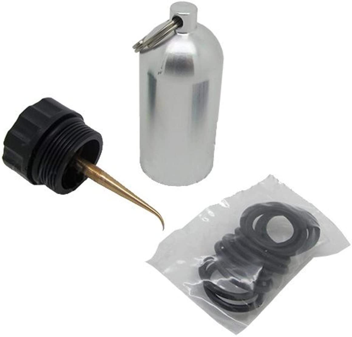MGE Tank Keychain for Storing O-Rings (with 5 standard O-Rings) - waterworldsports.co.uk