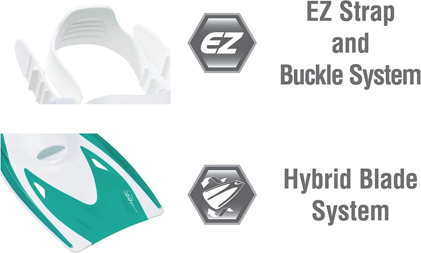 TUSA SPORT UF21 Snorkelling Travel Fins - waterworldsports.co.uk