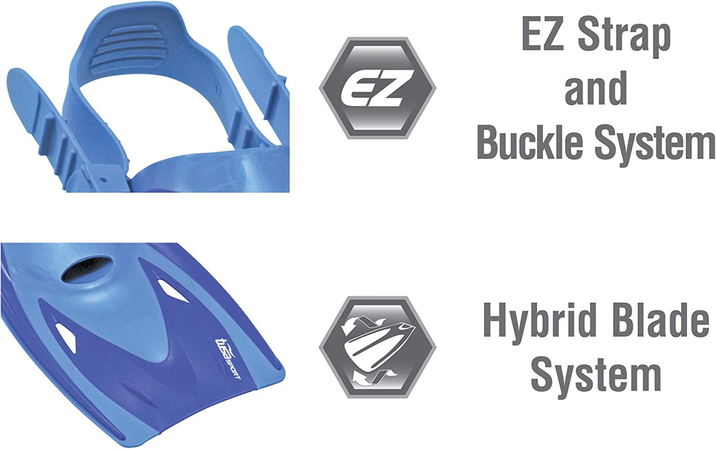 TUSA SPORT UF21 Snorkelling Travel Fins - waterworldsports.co.uk