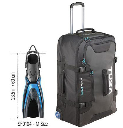 TUSA Roller Bag for Scuba Diving Gear (Large) - waterworldsports.co.uk