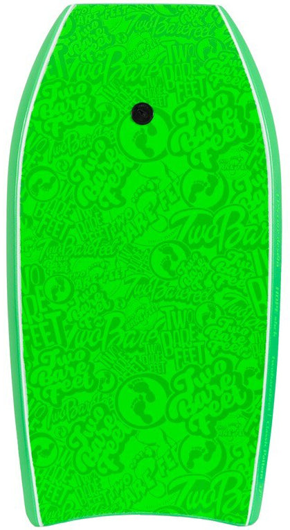 Two Bare Feet Classic Bodyboard (Green) - waterworldsports.co.uk
