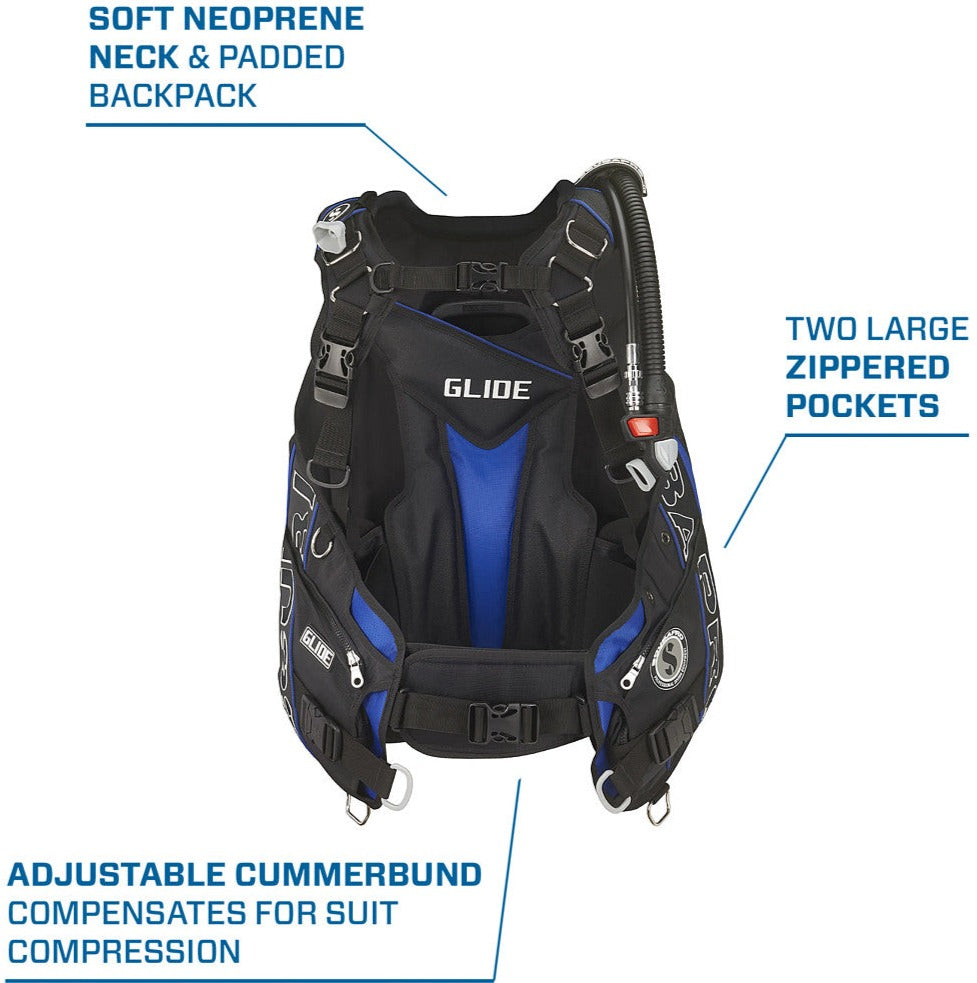 Scubapro Glide BCD with Balanced Power Inflator - waterworldsports.co.uk
