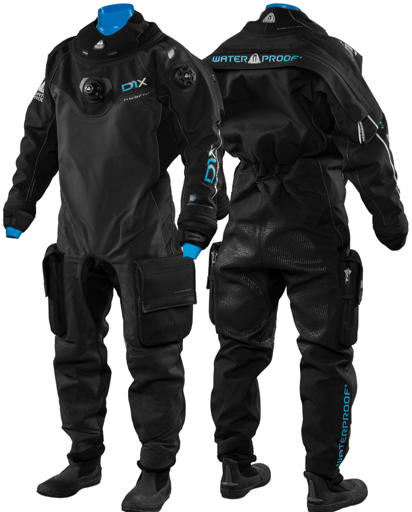 Waterproof D1X Hybrid ISS Drysuit (Mens) - waterworldsports.co.uk