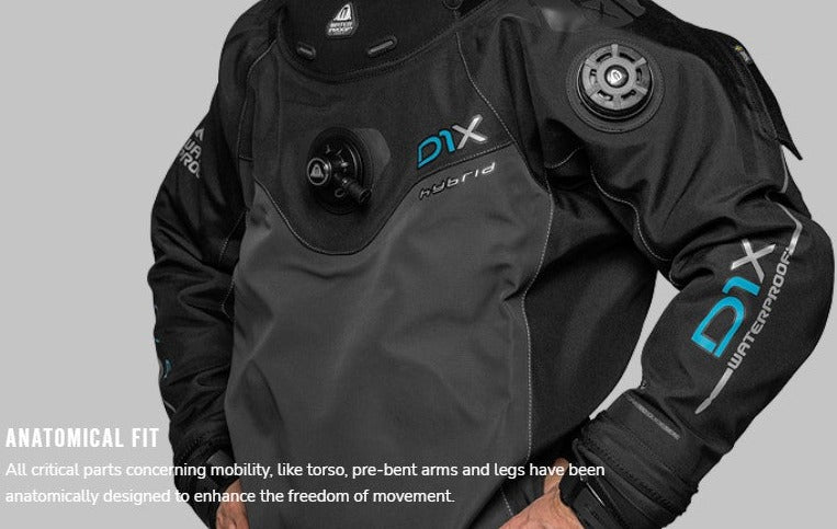 Waterproof D1X Hybrid ISS Drysuit (Mens) - waterworldsports.co.uk