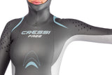 Cressi Free Lady Two-Piece Freediving Wetsuit (3.5mm) - waterworldsports.co.uk