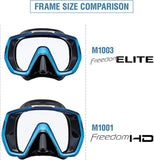 TUSA M1003 Freedom ELITE Dive Mask - waterworldsports.co.uk