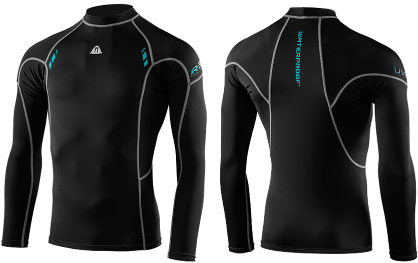 Waterproof R30 Long Sleeve Rashvest (Mens) - waterworldsports.co.uk