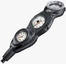 Suunto CB Three In Line Console Pressure Gauge, Depth Gauge and Compass - waterworldsports.co.uk