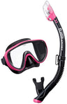 TUSA SPORT UC1625 Dive Mask and Snorkel Set ADULT Black Series - waterworldsports.co.uk