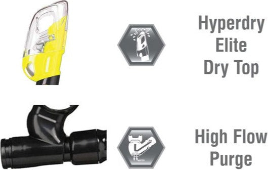 TUSA SPORT UC2022 Dive Mask and Snorkel Set YOUTH PRO - waterworldsports.co.uk
