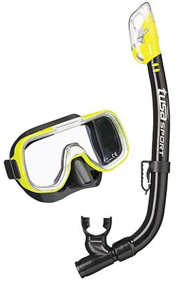 TUSA SPORT UC2022 Dive Mask and Snorkel Set YOUTH PRO - waterworldsports.co.uk