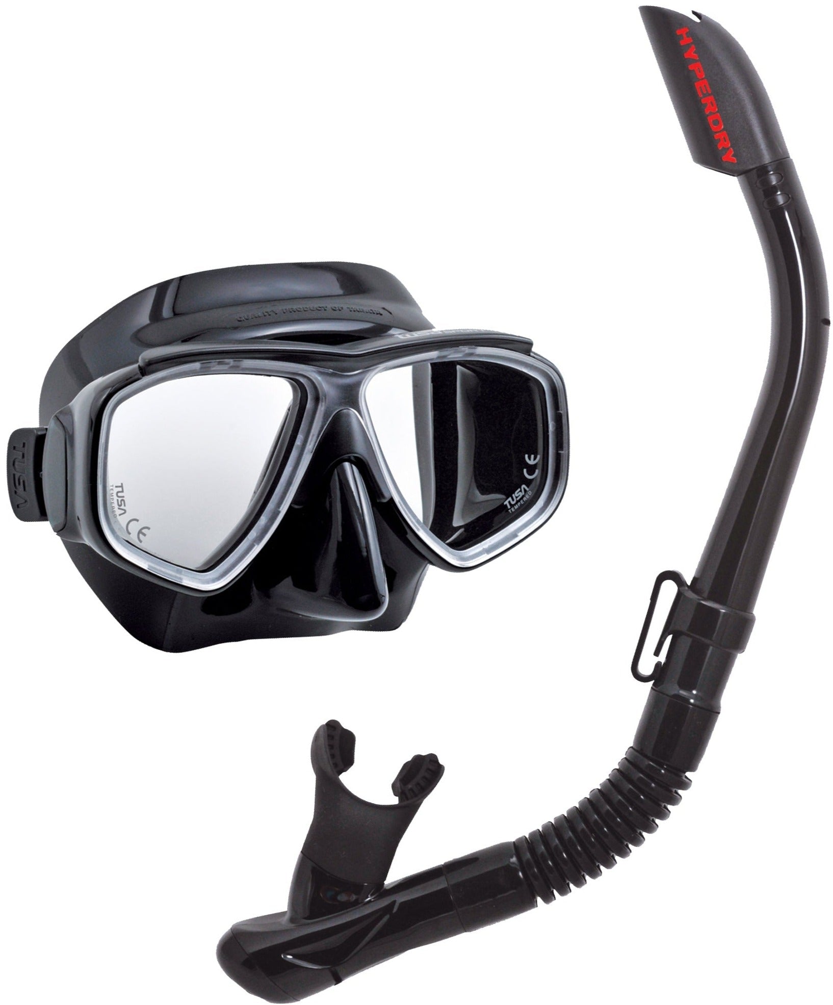 TUSA SPORT UC7519 Dive Mask and Snorkel Set ADULT ELITE - waterworldsports.co.uk