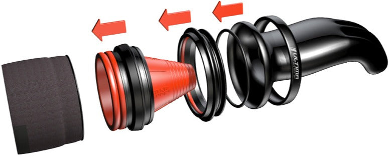 Waterproof Ultima Dry Glove Complete System (Standard Ring) - waterworldsports.co.uk